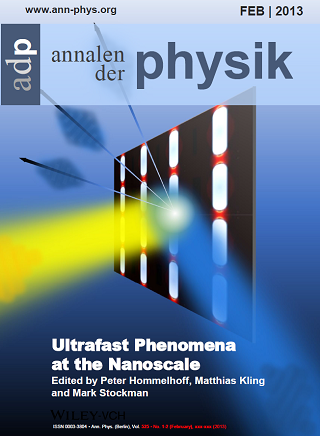 Cover of Annalen der Physik February 2013