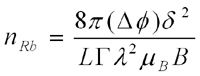 Formula for density