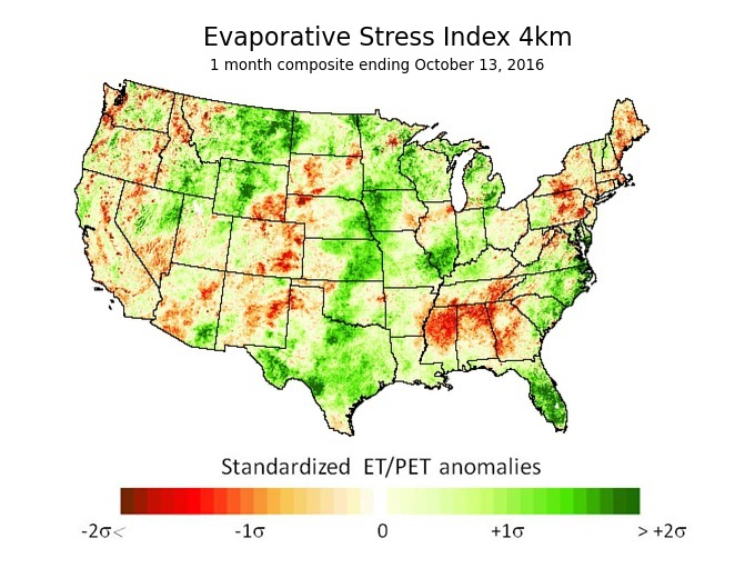 Evaporative Stress Index (ESI)