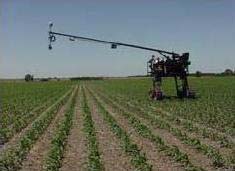 CALMIT's "Goliath," a novel mobile remote sensing platform adapted from a Hagee agricultural sprayer.