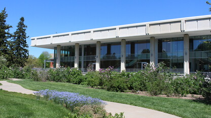 Side view of Dinsdale Learning Commons