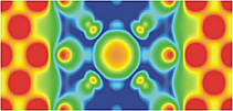Charge density in a Fe/MgO/Fe tunnel junction which contains O vacancy