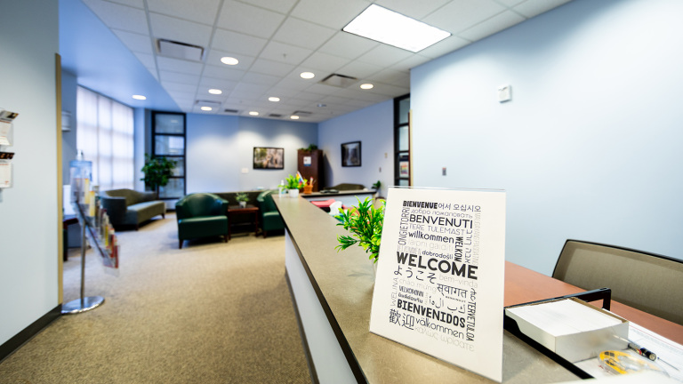 image of waiting room at Counseling and School Psychology Clinic (Loren Rye, Pixel Lab)